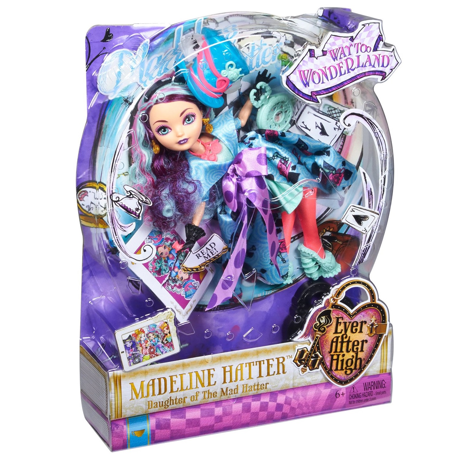 Кукла Мэдлин Хэттер Главные герои Ever After High (Mattel)